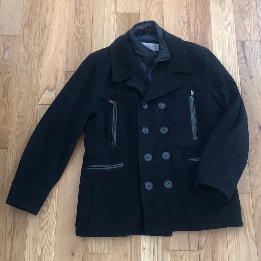 Andrew Marc Peacoat with Quilted Lining